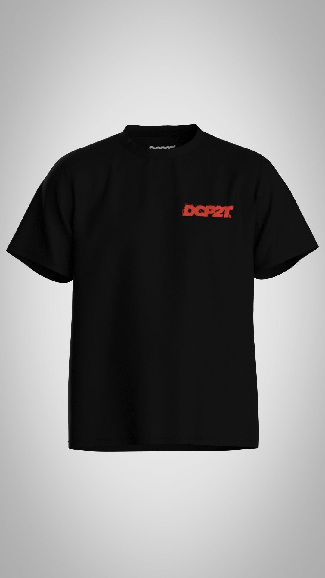 T-shirt Pardon noir