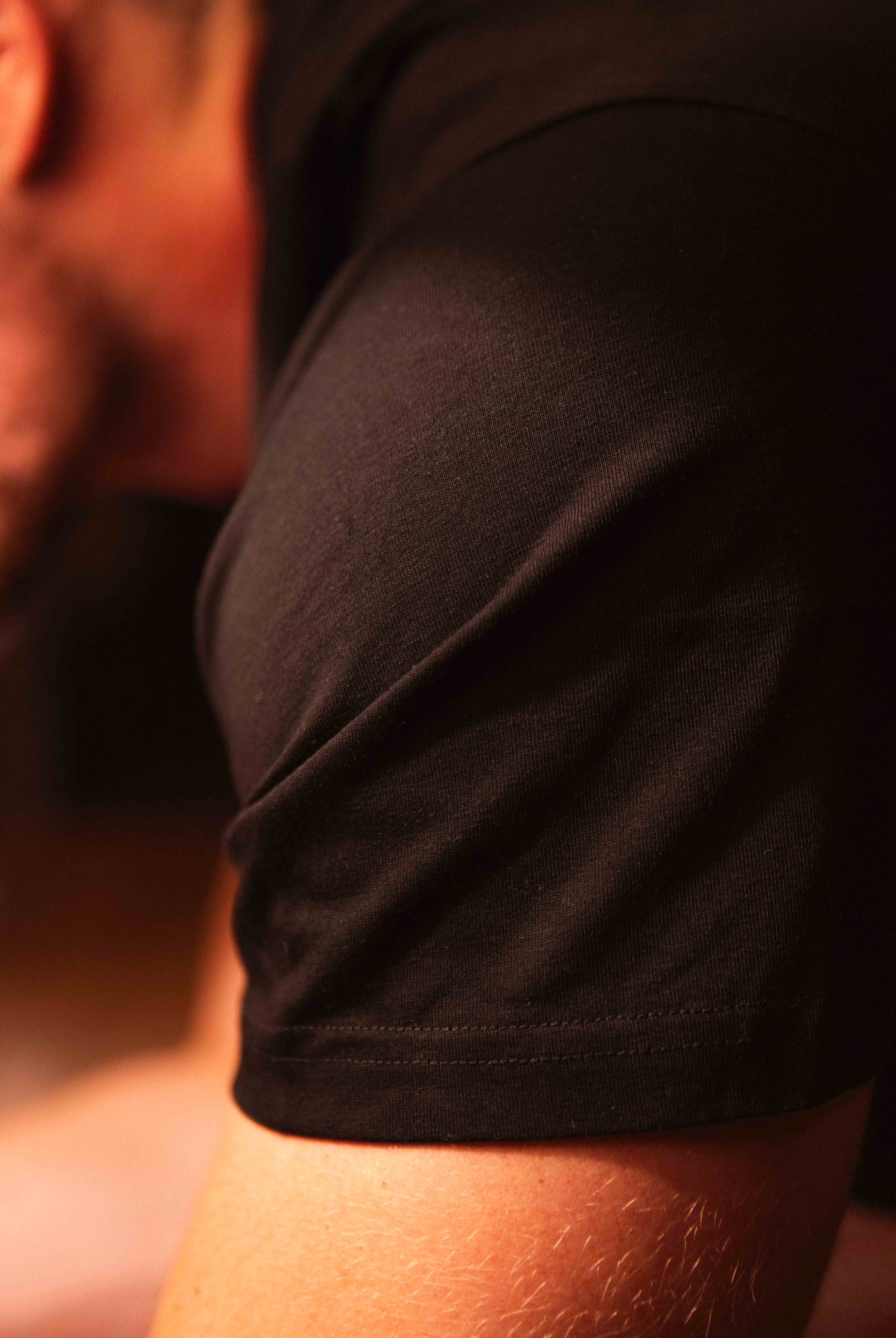 T-shirt Pardon noir