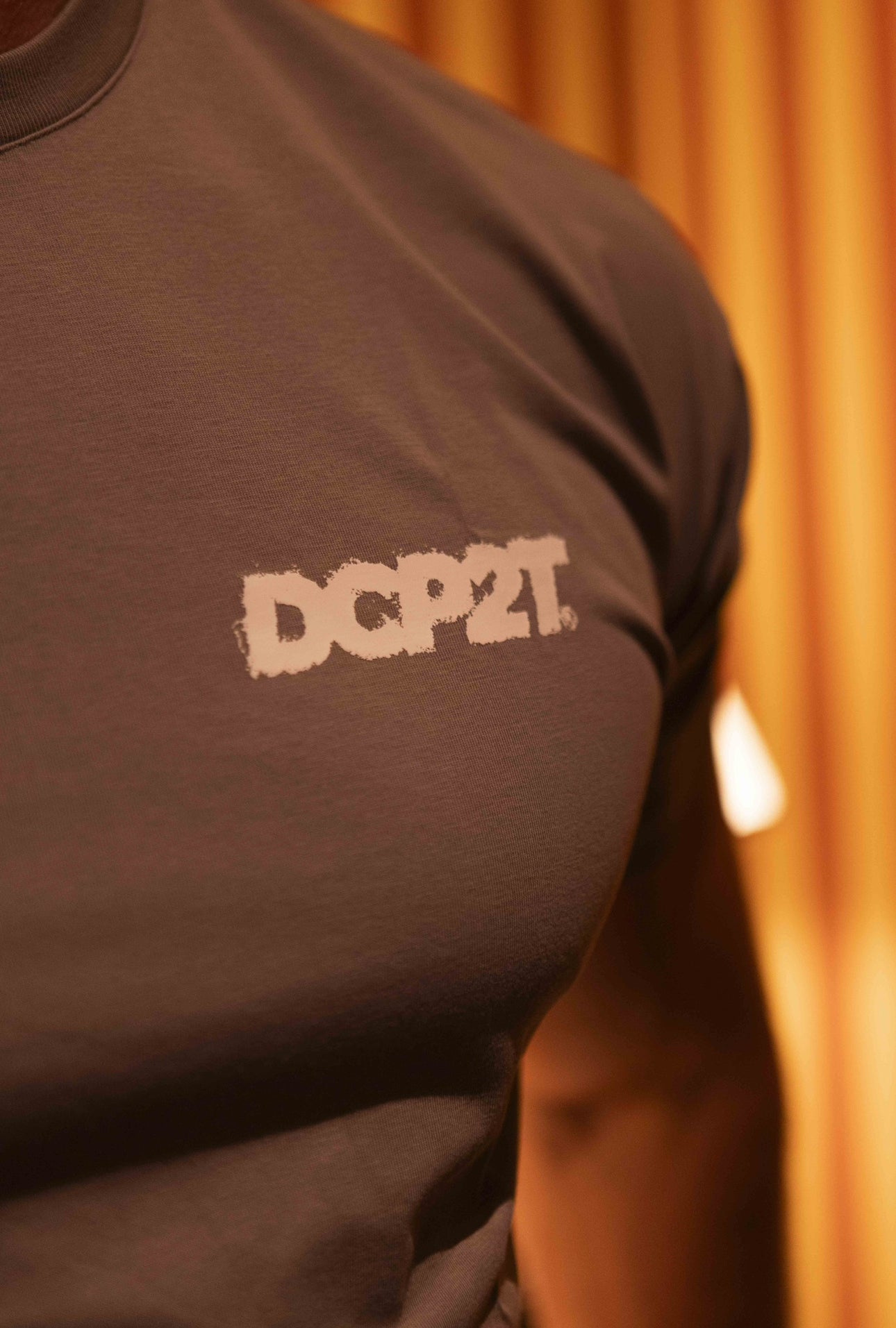 T-shirt Pardon gris