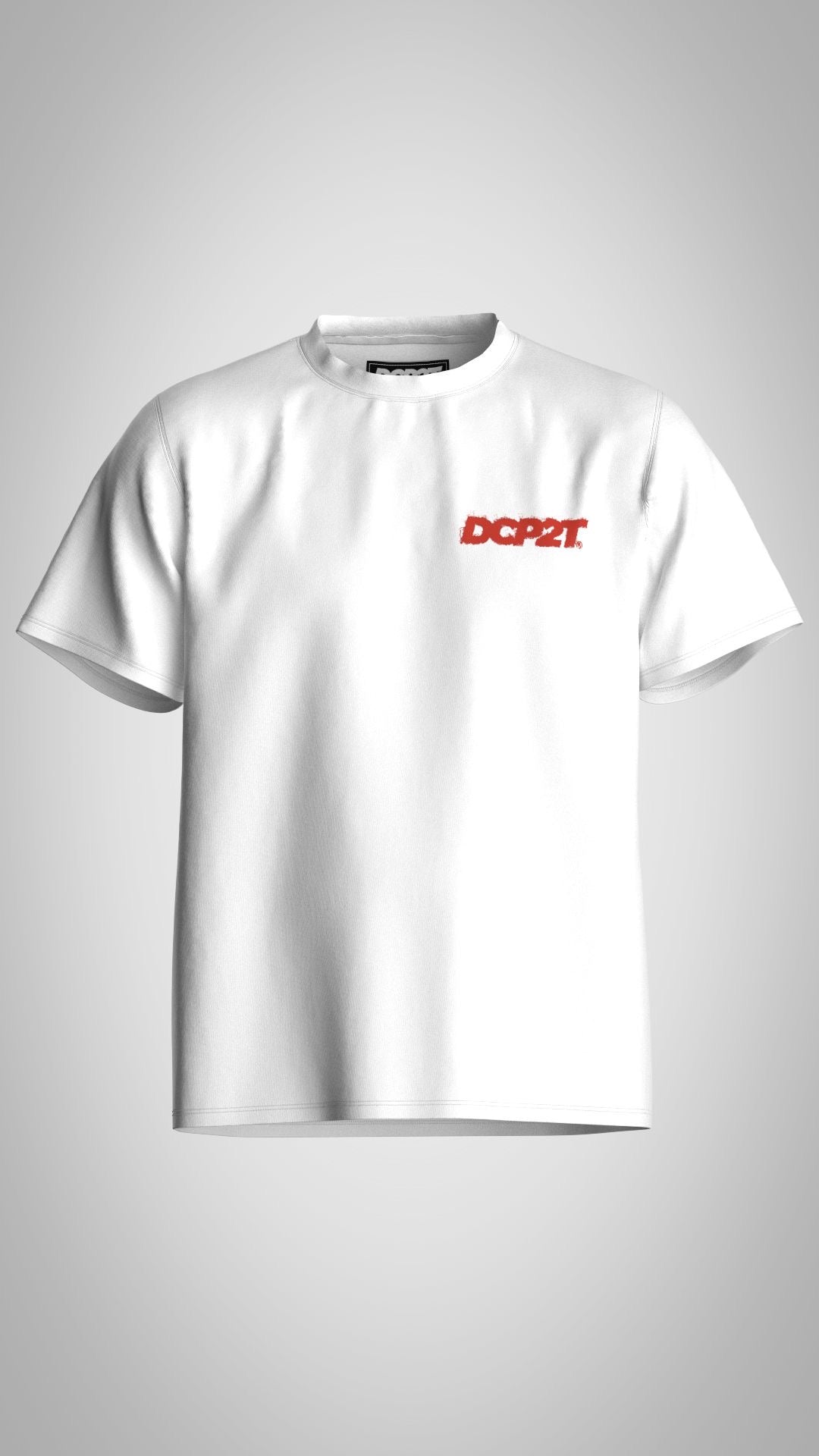 T-shirt Pardon blanc