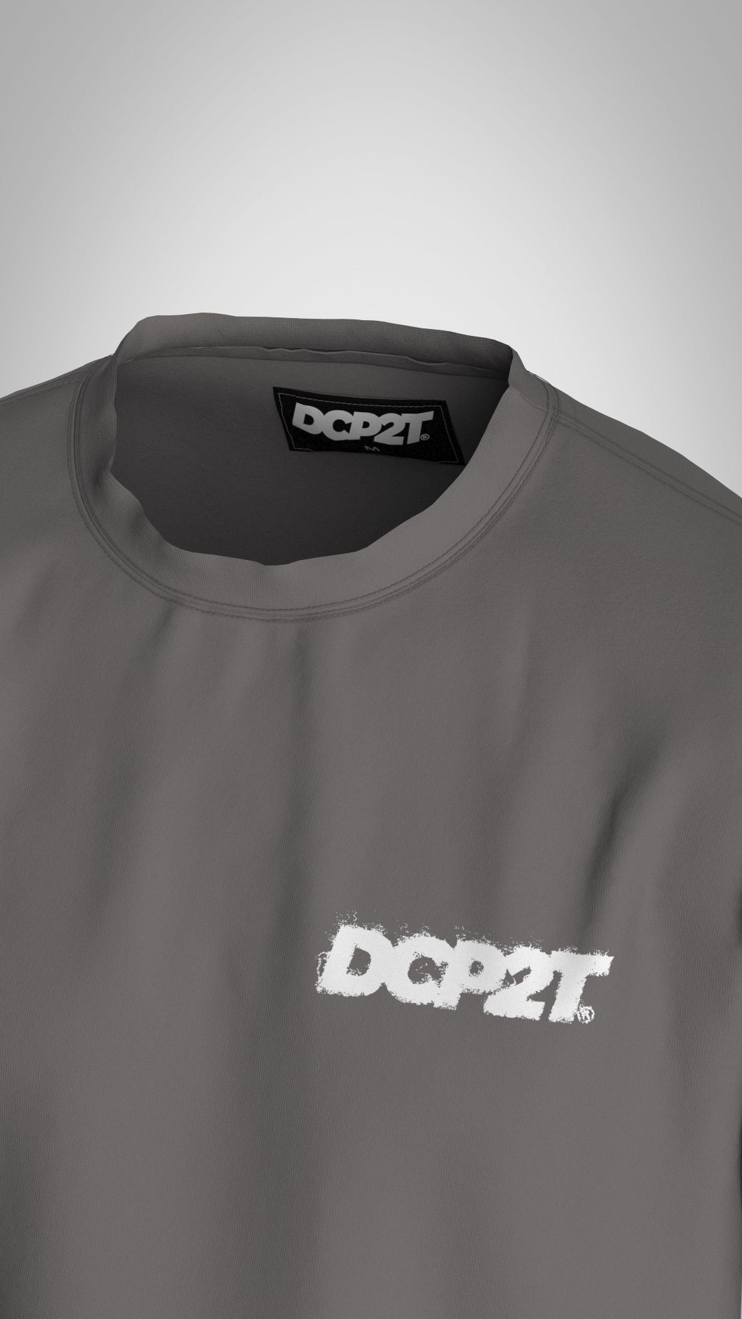 T-shirt Pardon gris